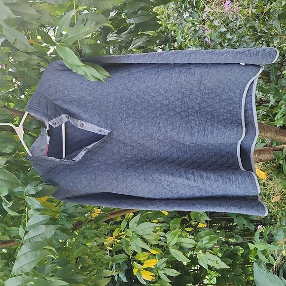 Orvis Men's Fall, Winter, Pullover Blue Casual Sweater with V-Neck Buttons - Picture 1 of 7